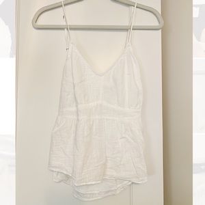 Abercrombie & Fitch Open Back Tie Up Tank Top